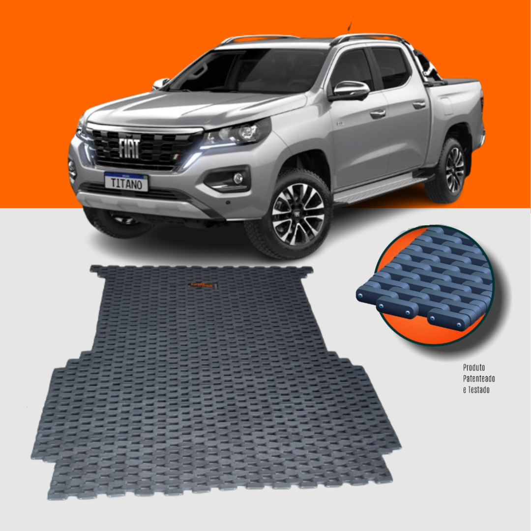 Tapete Caçamba Fiat Titano Cabine Dupla