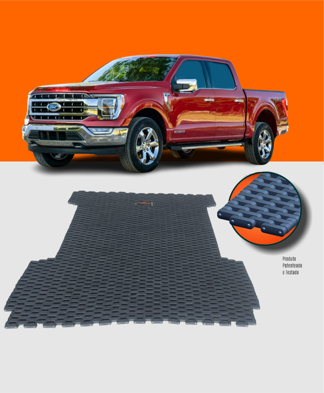 Tapete Caçamba F150 Cabine Dupla