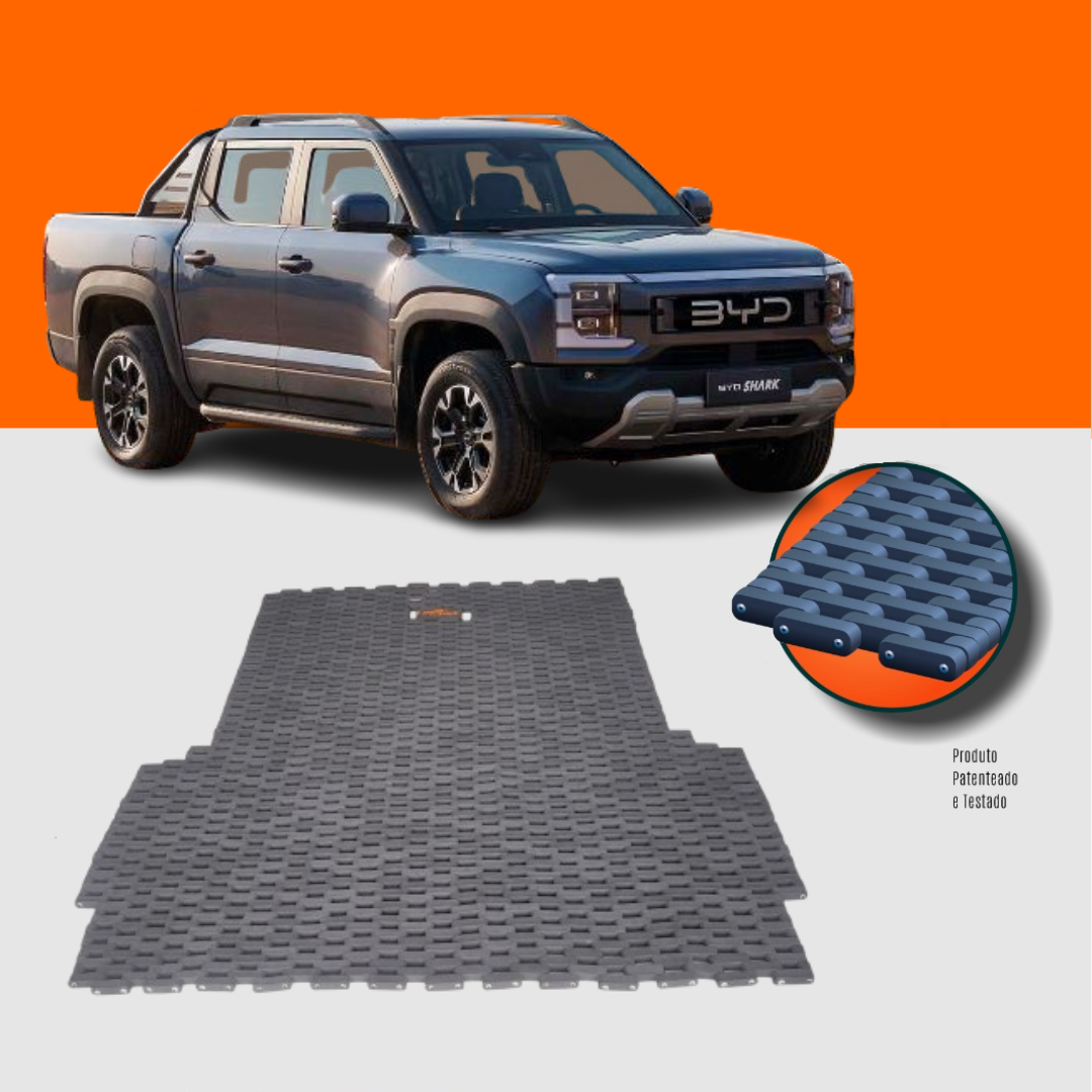 Tapete Caçamba Byd Shark Cabine Dupla 2024/2026